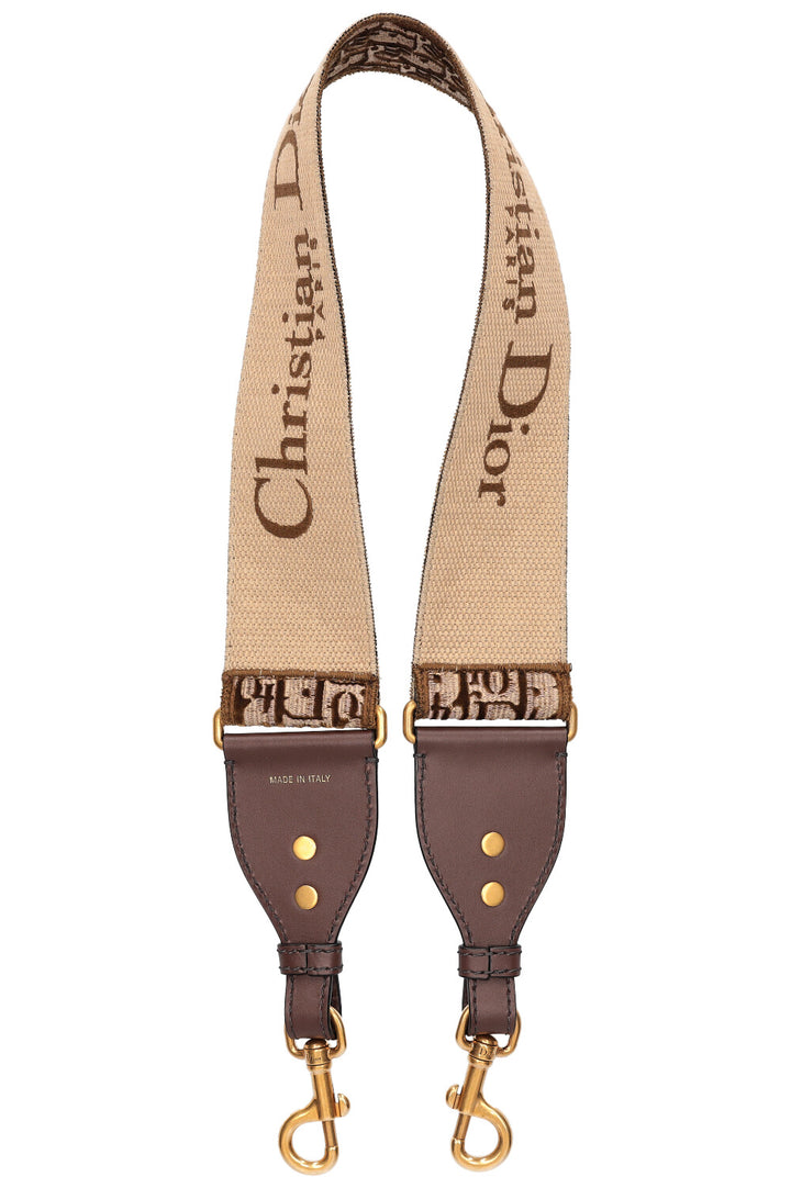 CHRISTIAN DIOR Strap Brown Oblique