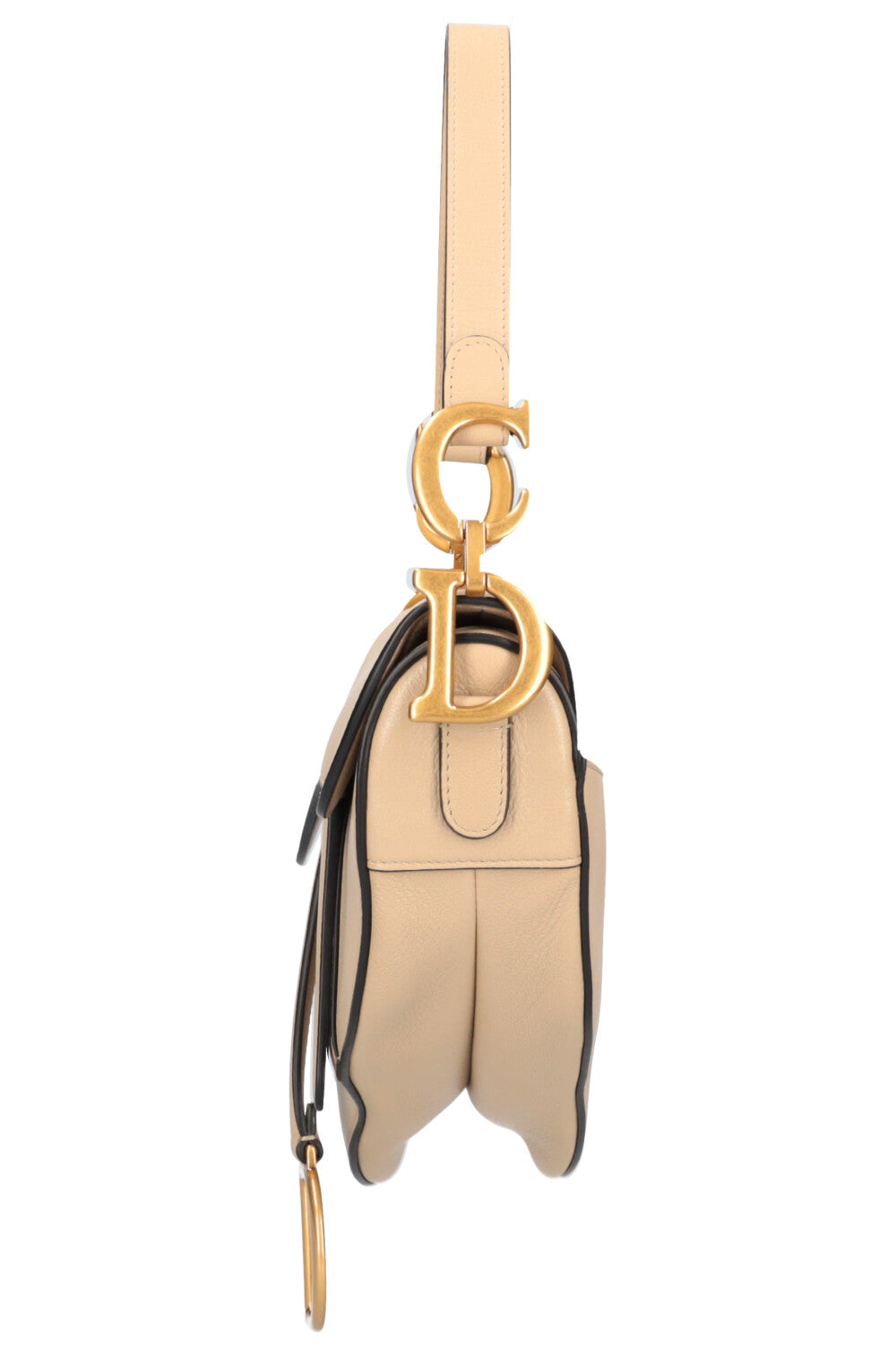 Dior saddle bag gold top