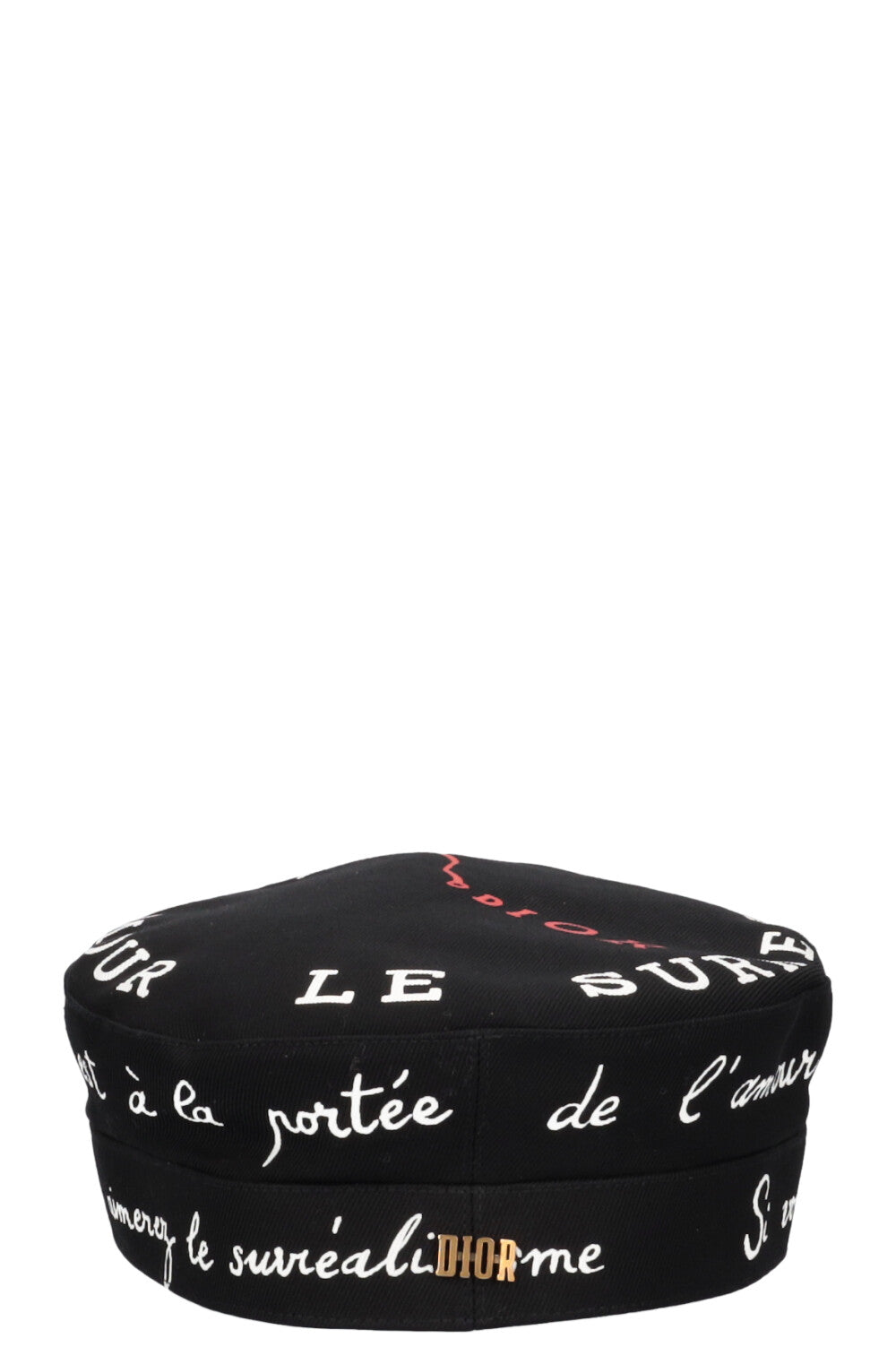 CHRISTIAN DIOR Chapeau L'Amour Noir