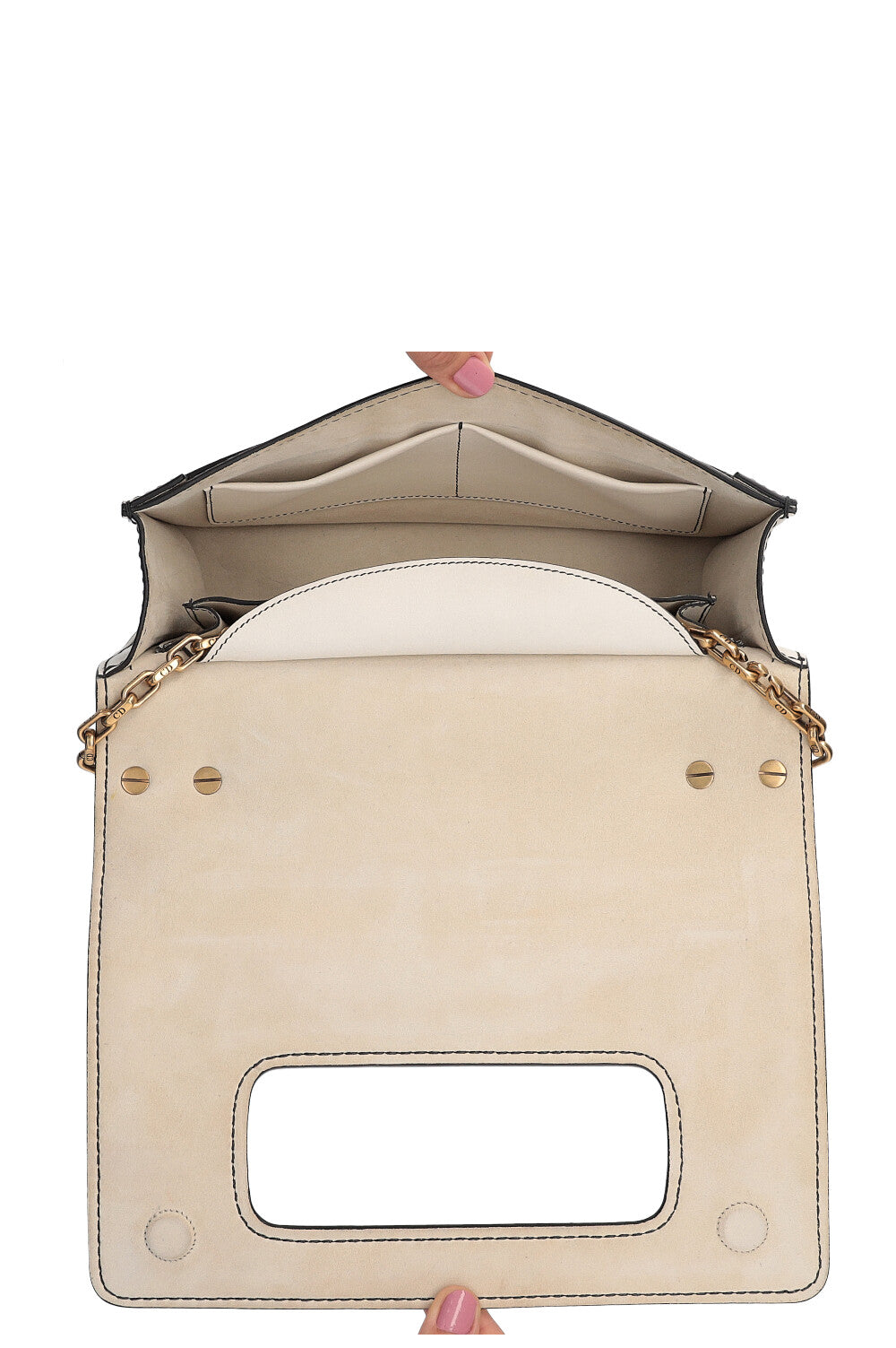 CHRISTIAN DIOR J'Adior Flap Bag White