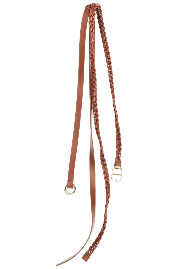 CHRISTIAN DIOR Diordouble Belt Brown