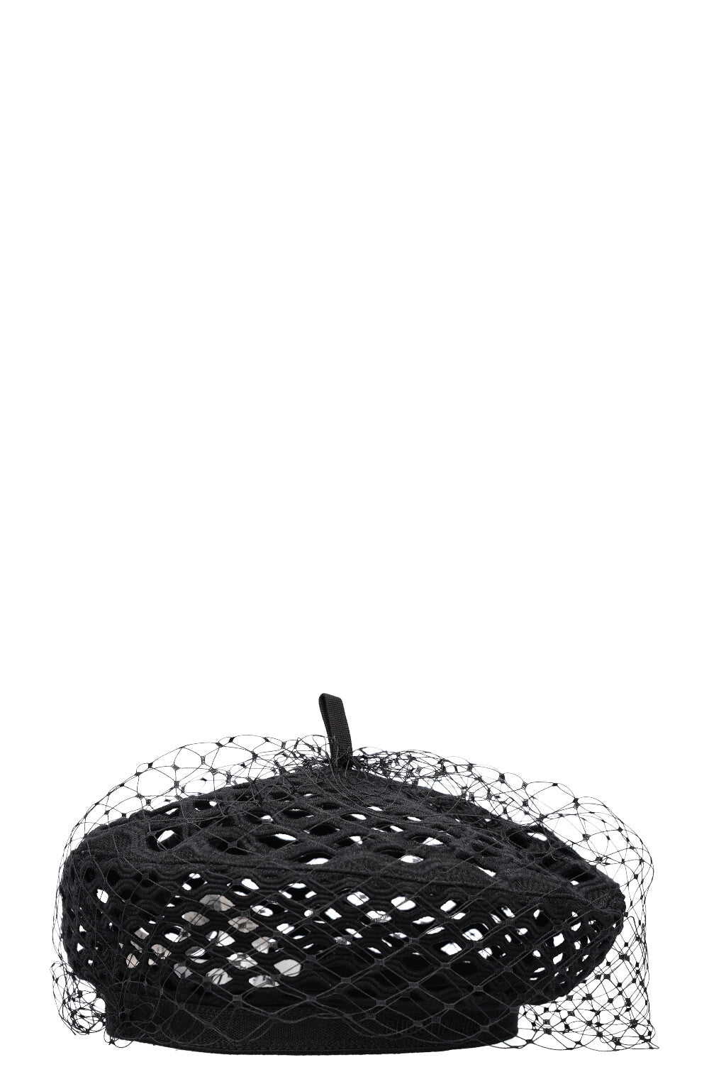 CHRISTIAN DIOR Arty Veil Beret Hat Black – REAWAKE