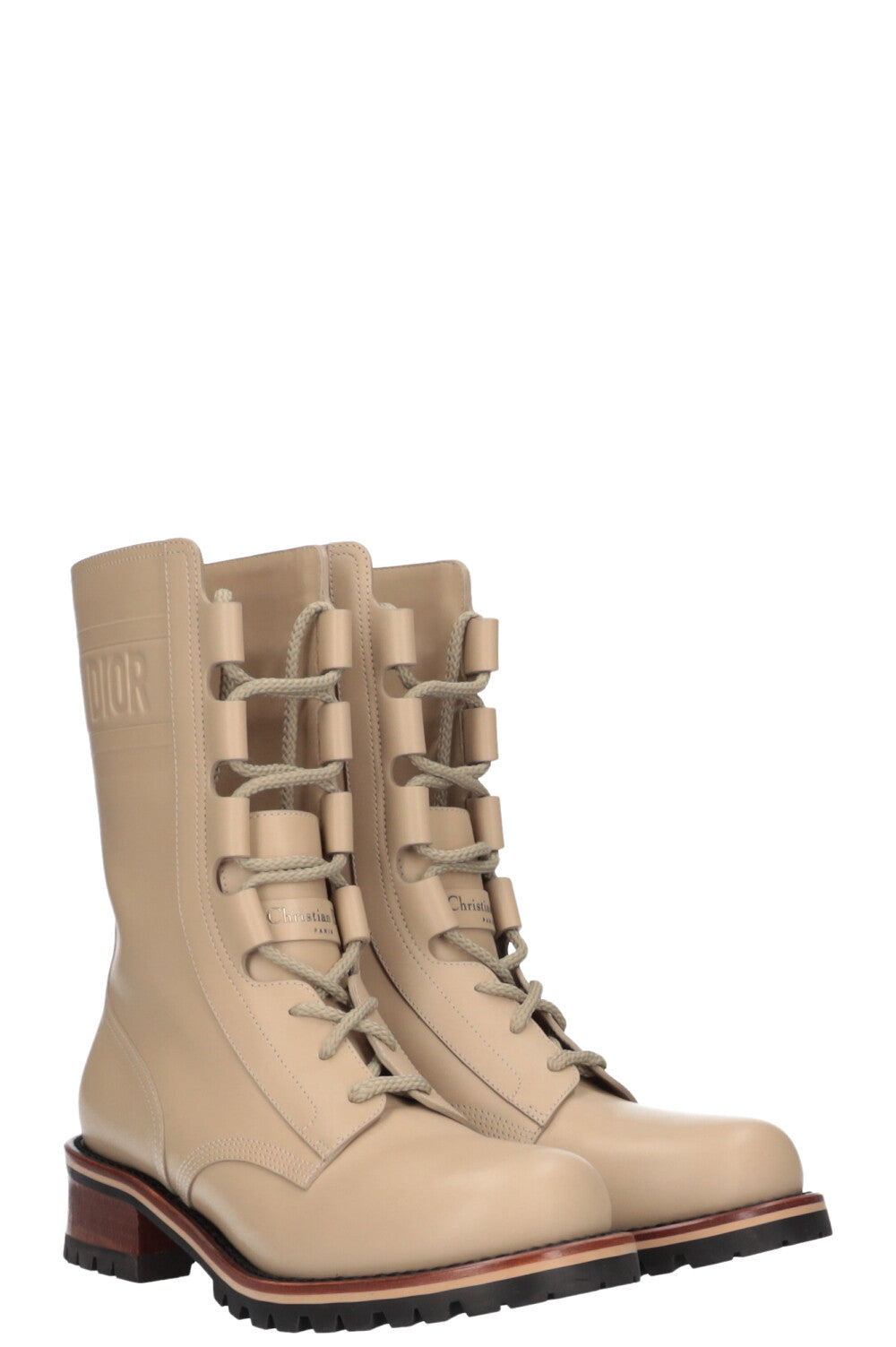 Dior Quest Boots Beige