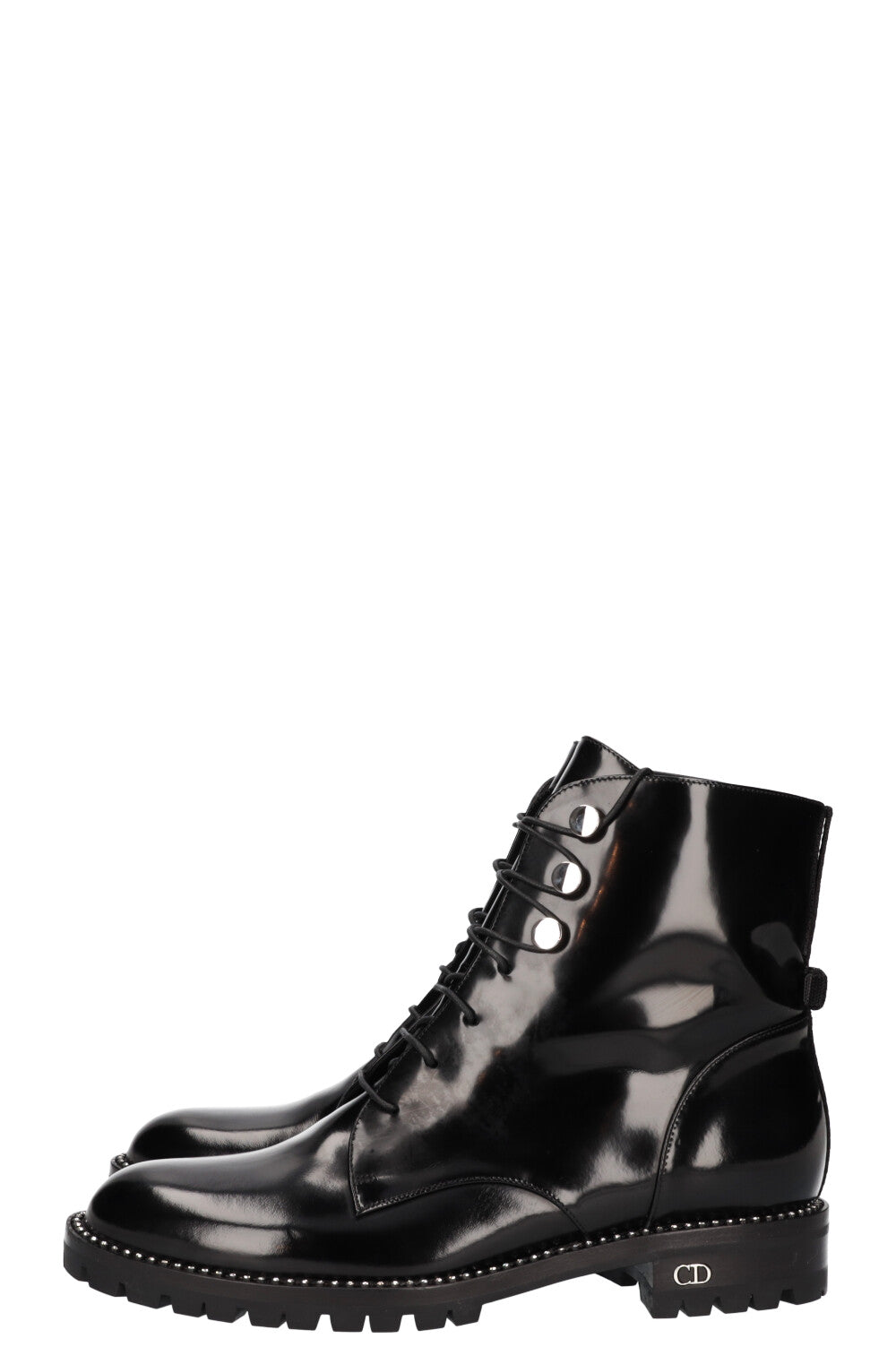 CHRISTIAN DIOR Patent Leder Boots