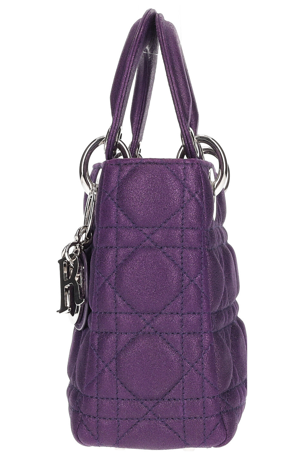 CHRISTIAN DIOR Lady Dior Small Bag Purple