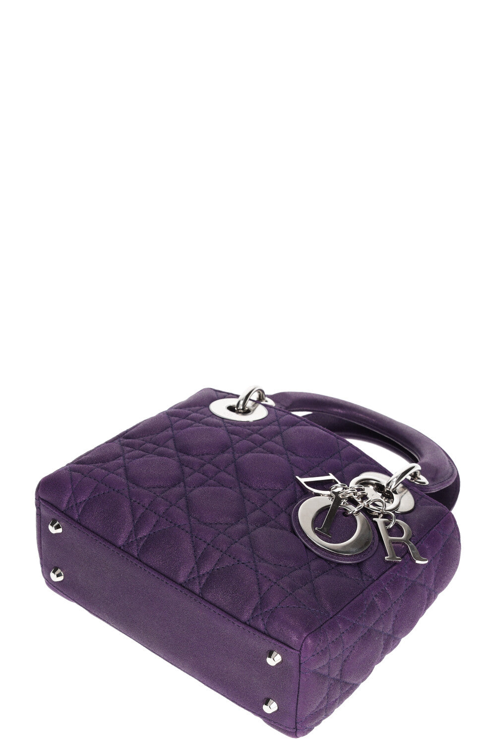 CHRISTIAN DIOR Lady Dior Small Bag Purple