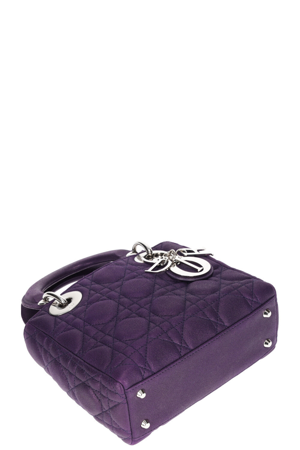 CHRISTIAN DIOR Lady Dior Small Bag Purple