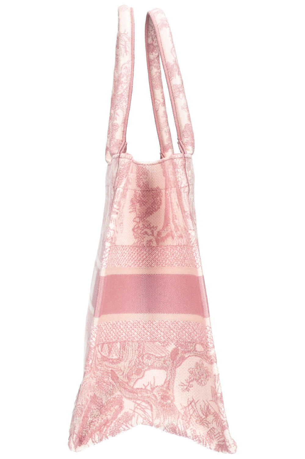 CHRISTIAN DIOR Medium Dior Book Tote Toile de Jouy Pink