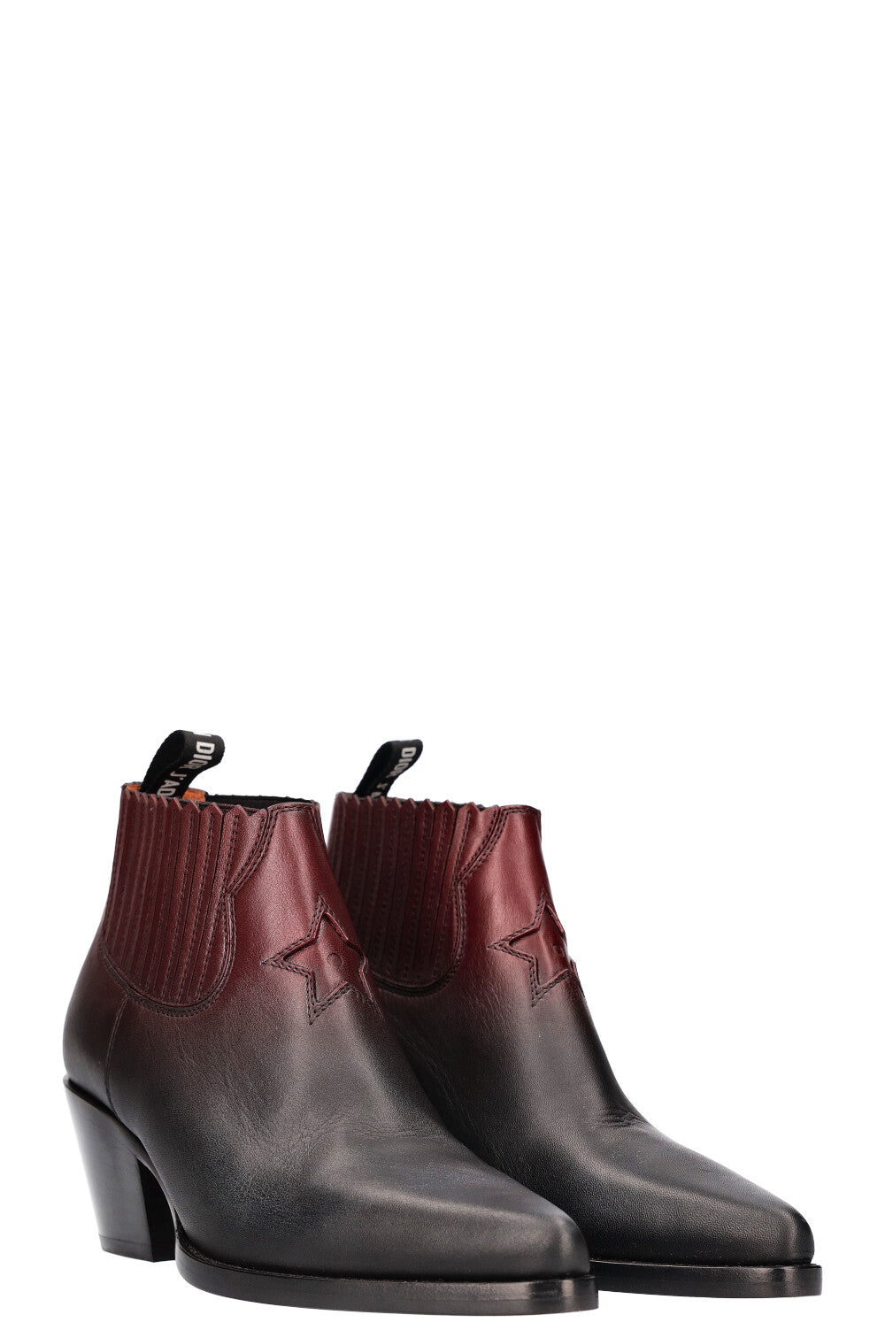 CHRISTIAN DIOR La Belle D ankle boots Bordeaux