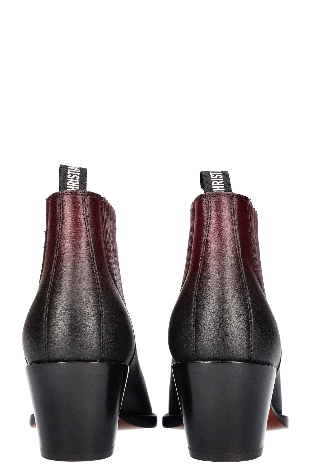 CHRISTIAN DIOR Bottines La Belle D Bordeaux