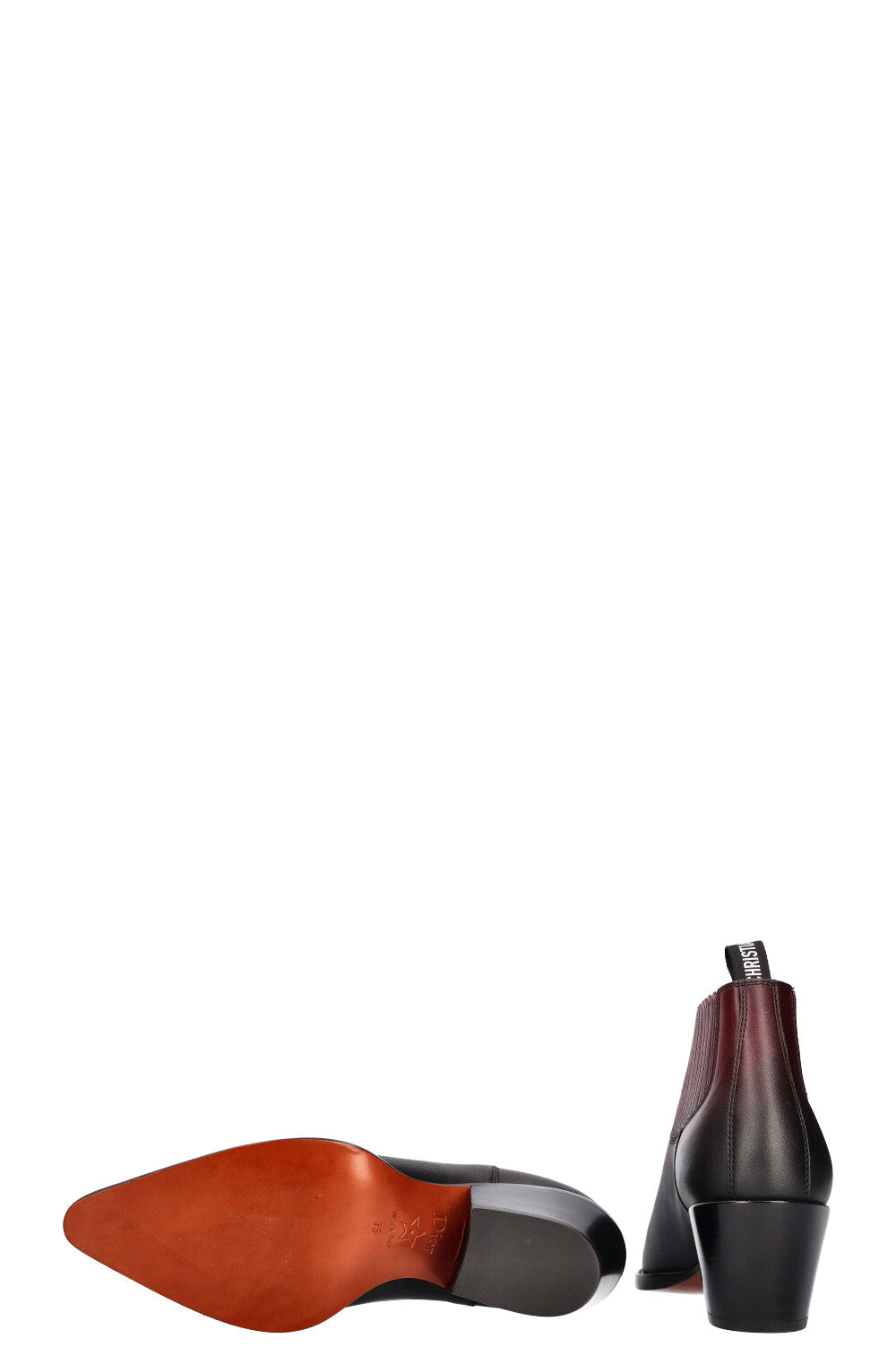 CHRISTIAN DIOR Bottines La Belle D Bordeaux