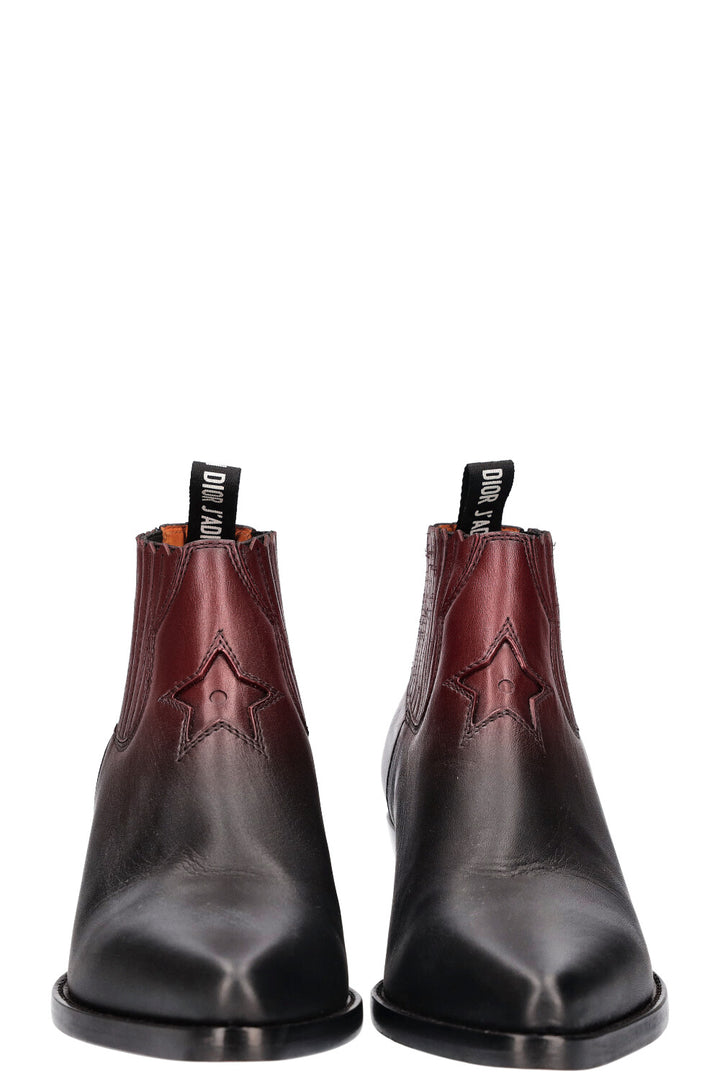 CHRISTIAN DIOR Bottines La Belle D Bordeaux