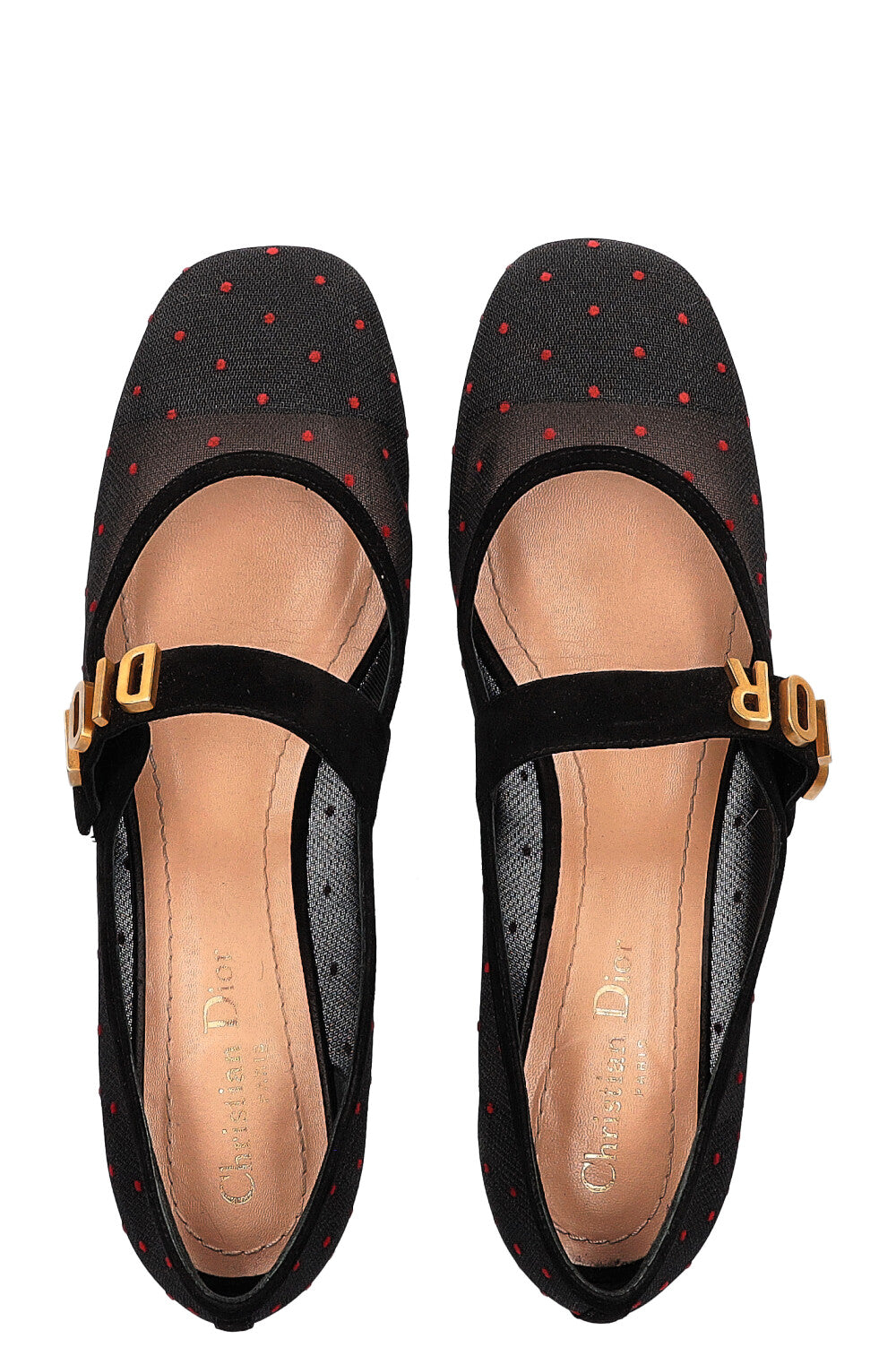 Dior polka dot heels online