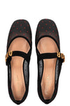 CHRISTIAN DIOR Baby-D Heels Polka Dots Black