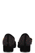 CHRISTIAN DIOR Baby-D Heels Polka Dots Black