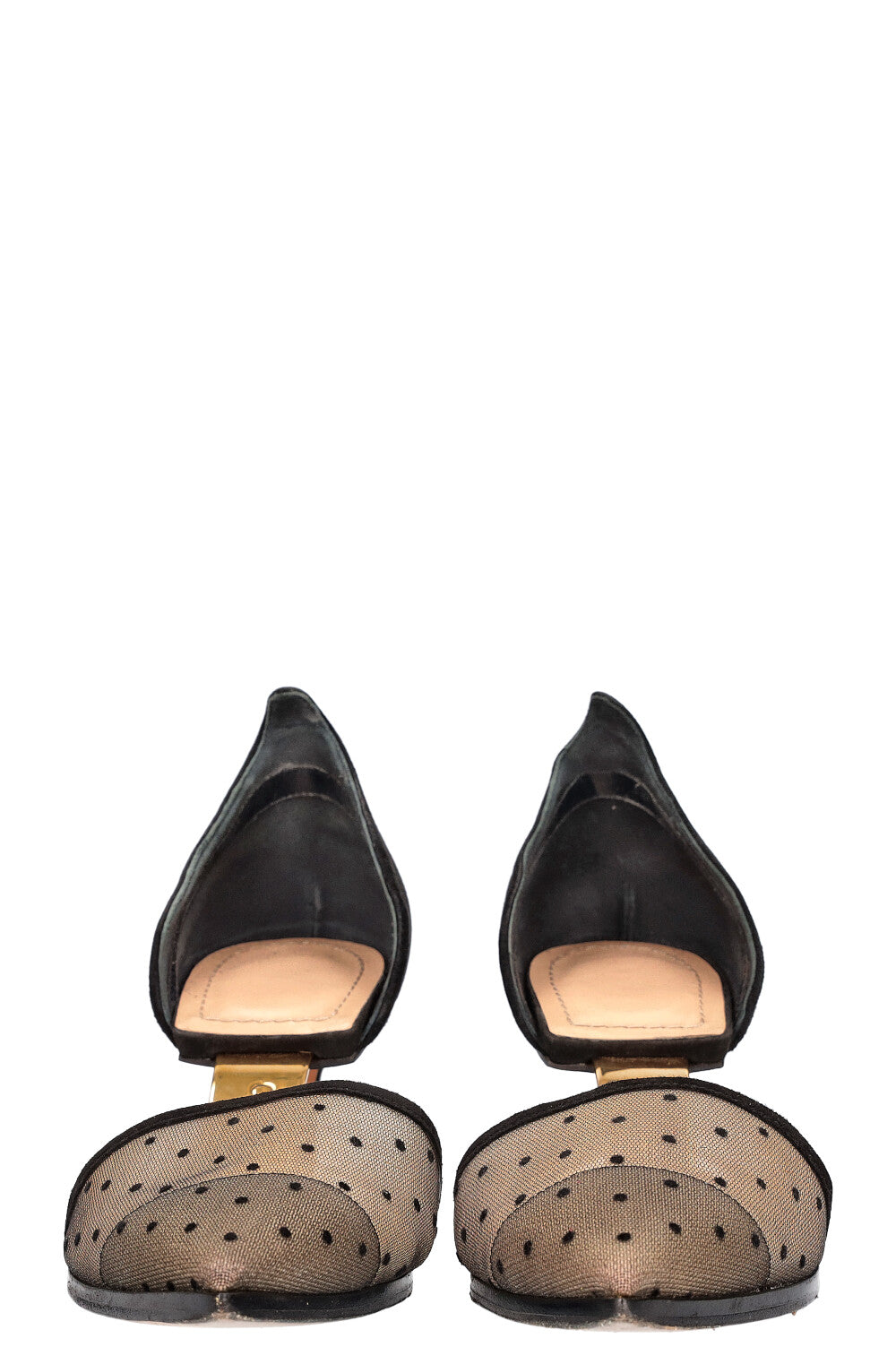 CHRISTIAN DIOR Talons D surréalistes à pois noir