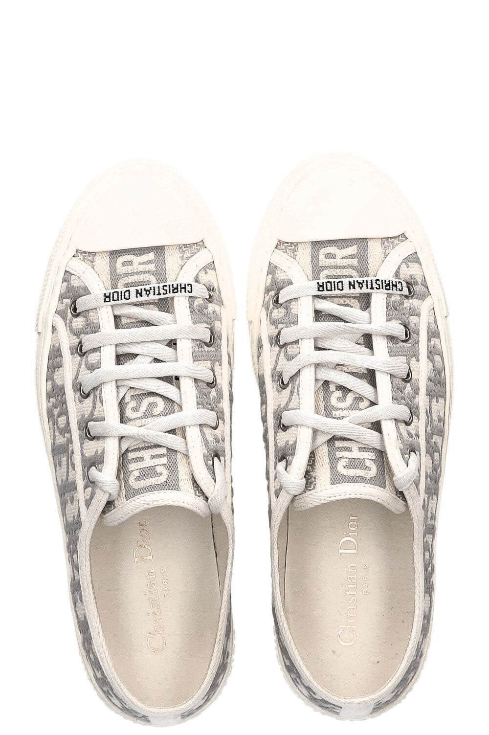 Dior grey oblique sneakers hotsell