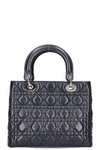 CHRISTIAN DIOR Lady Dior Medium Navy