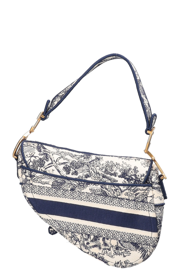 CHRISTIAN DIOR Saddle Bag Toile de Jouy