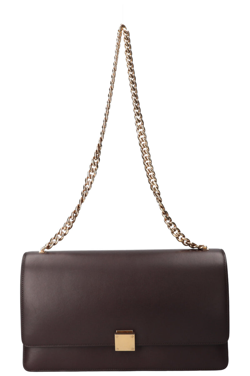 CÉLINE Case Flap Bag Brown