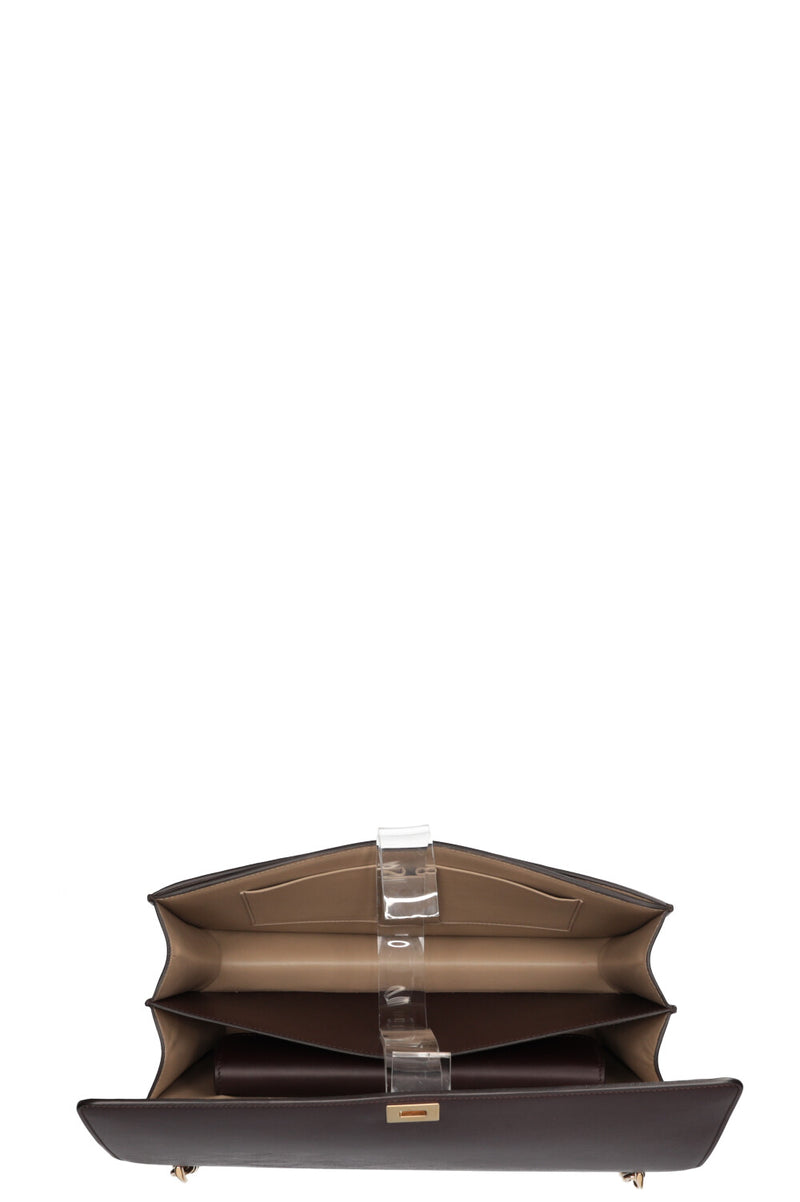 CÉLINE Case Flap Bag Brown