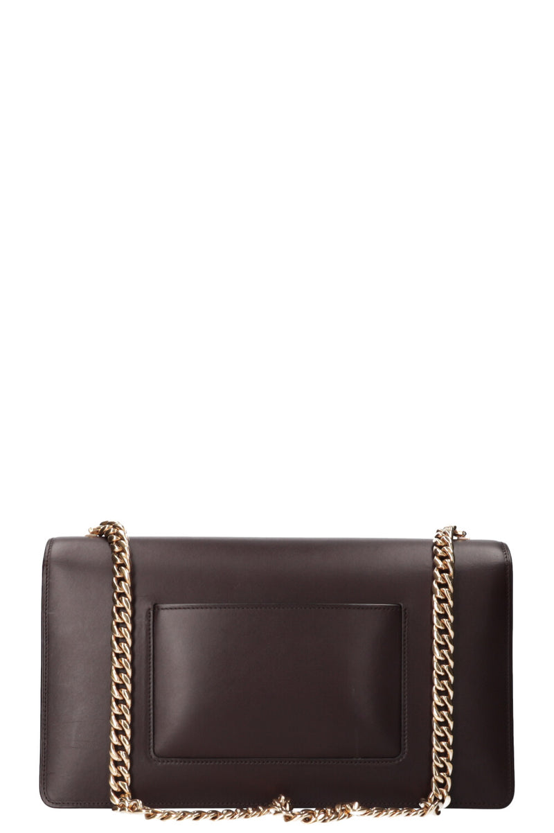 CÉLINE Case Flap Bag Brown