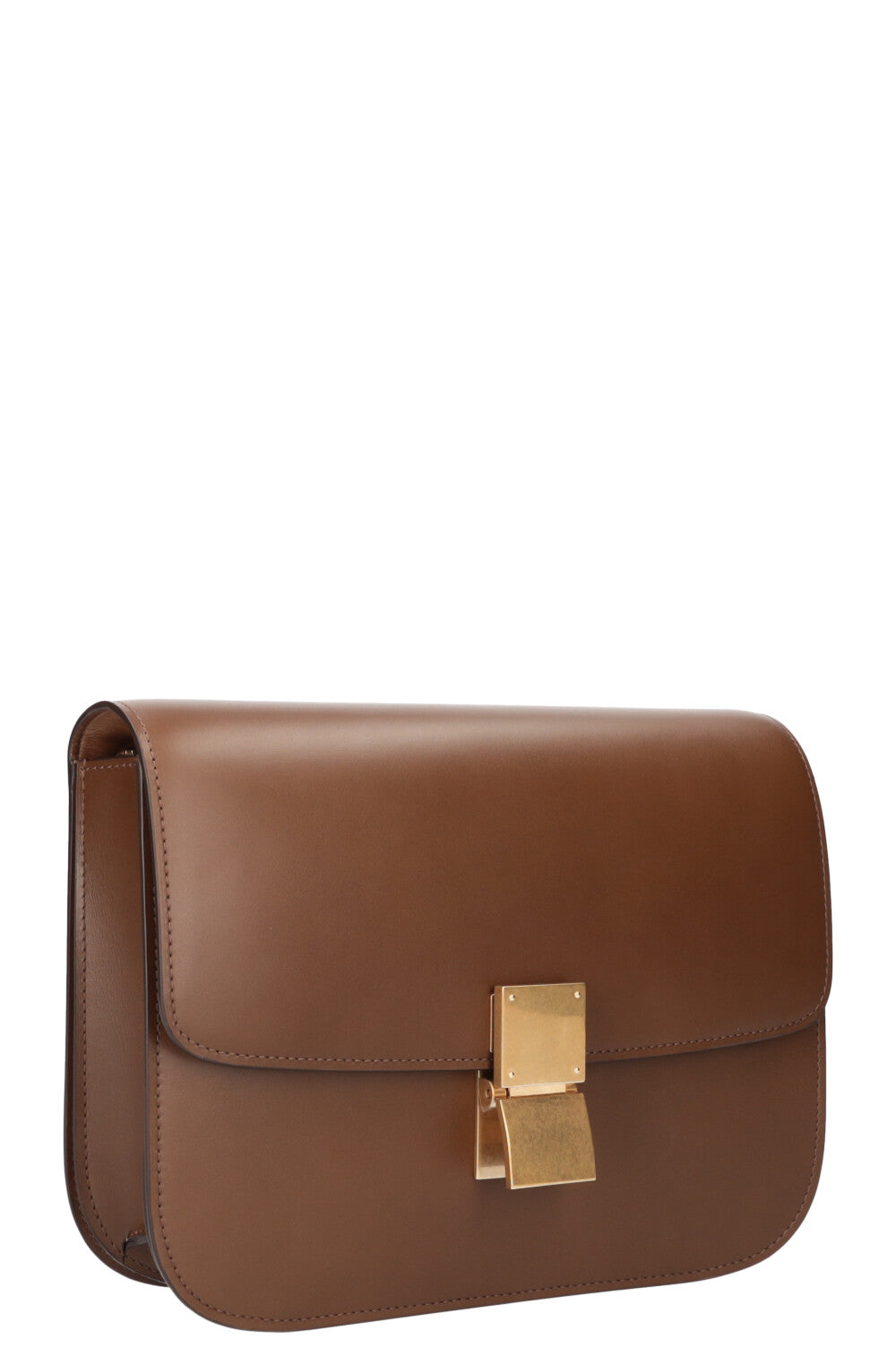 CELINE Classic Box Bag Medium Brown
