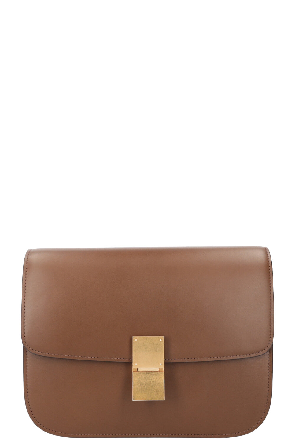 CELINE Classic Box Bag Medium Brown