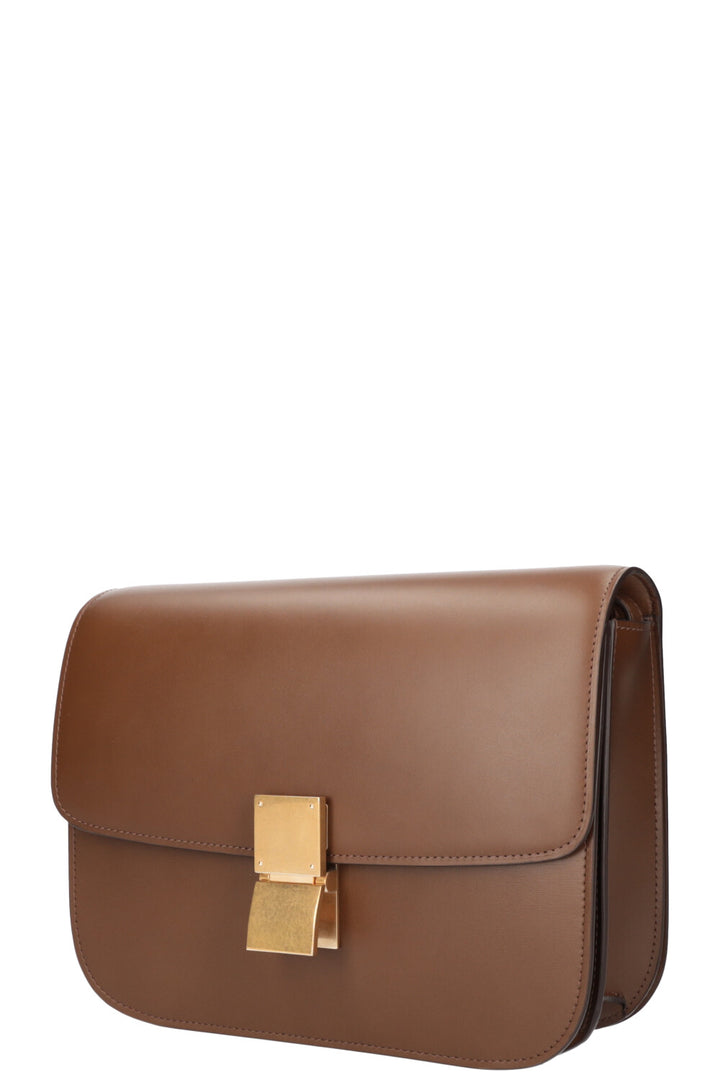 CELINE Classic Box Bag Medium Brown