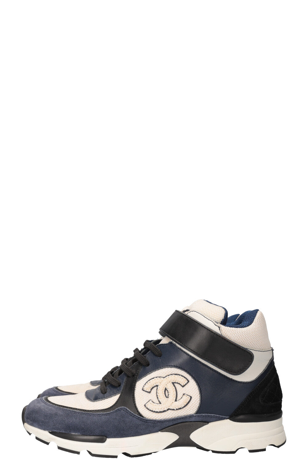 CHANEL High Top CC Sneakers