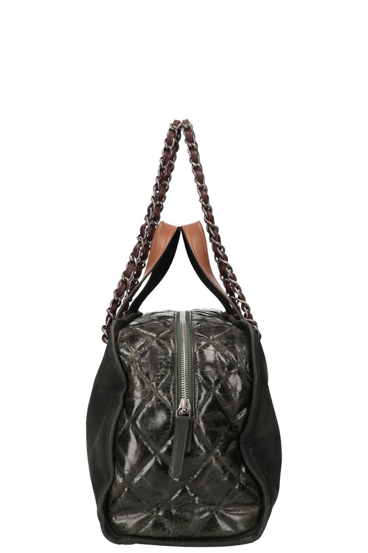 CHANEL In The Mix Timeless Bowler Bag Green