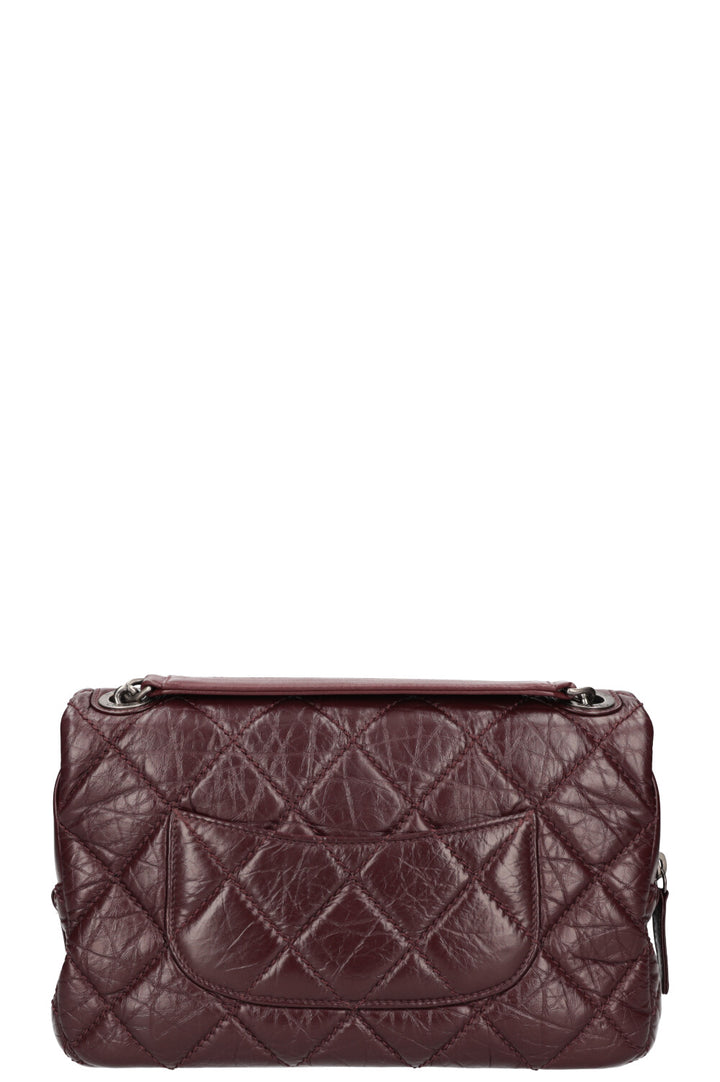 CHANEL Portobello Flap Bag Quilted Aged Calfskin Bordeaux