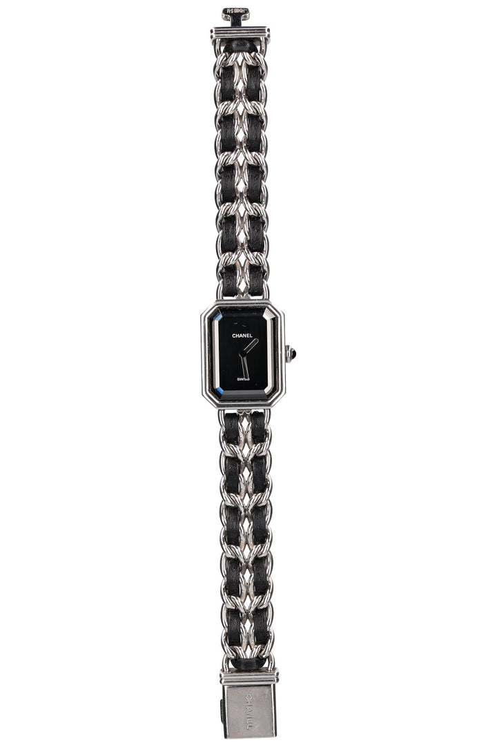 CHANEL Premiere Rock Watch Silver Black