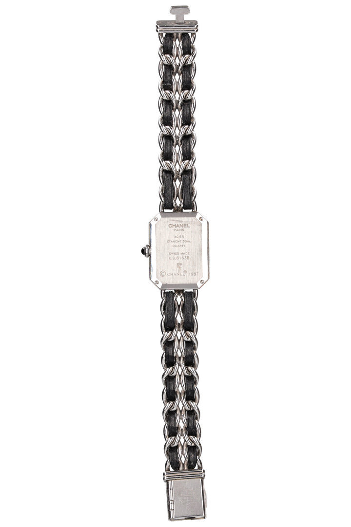 CHANEL Premiere Rock Watch Silver Black