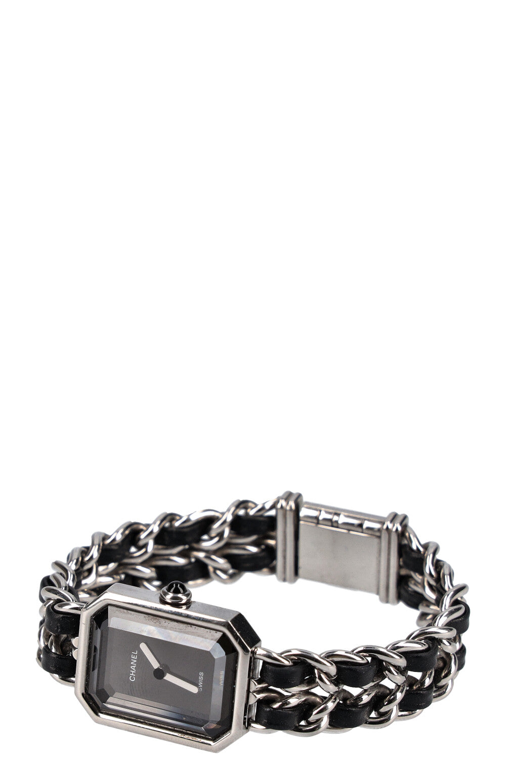 CHANEL Premiere Rock Watch Silver Black