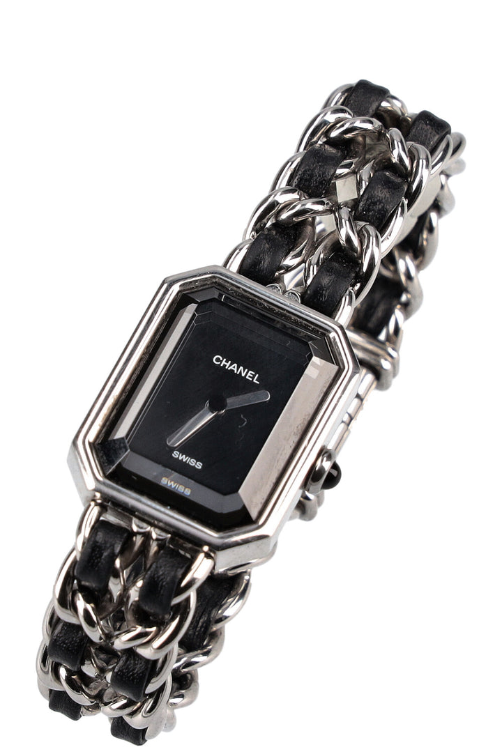 CHANEL Premiere Rock Watch Silver Black