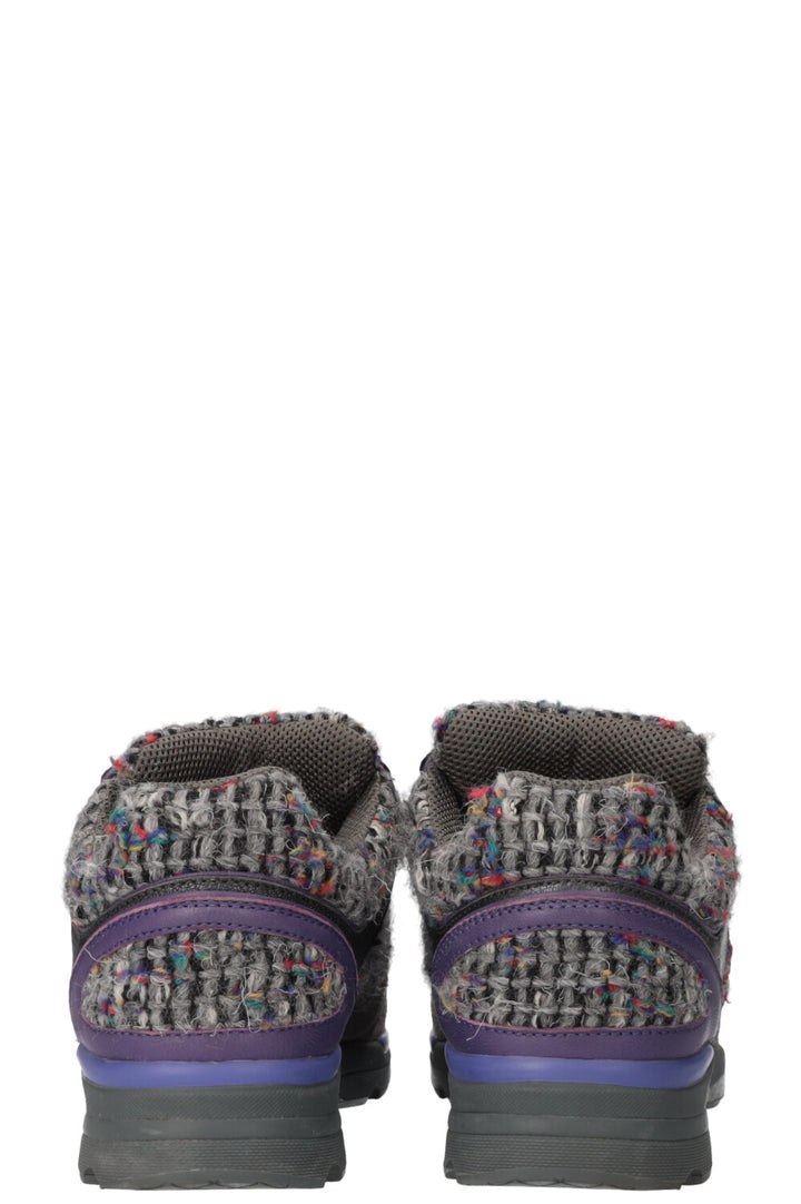 CHANEL Sneakers Tweed Grey