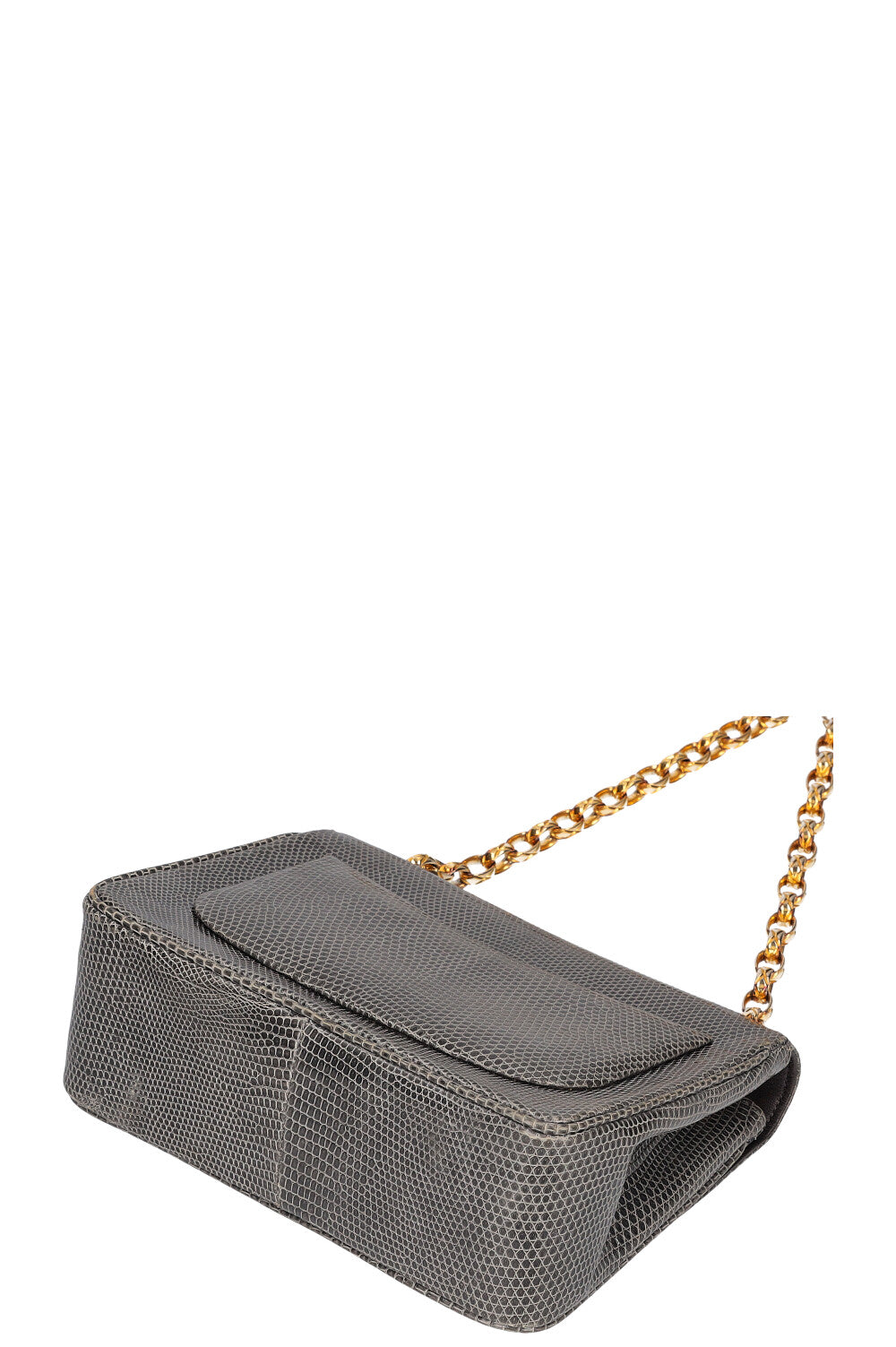 CHANEL Square Flap Bag Grey