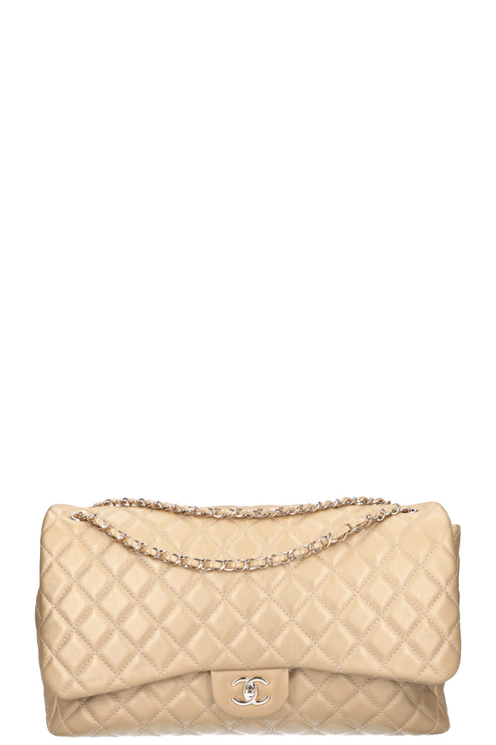 CHANEL XXL Single Flap Gold