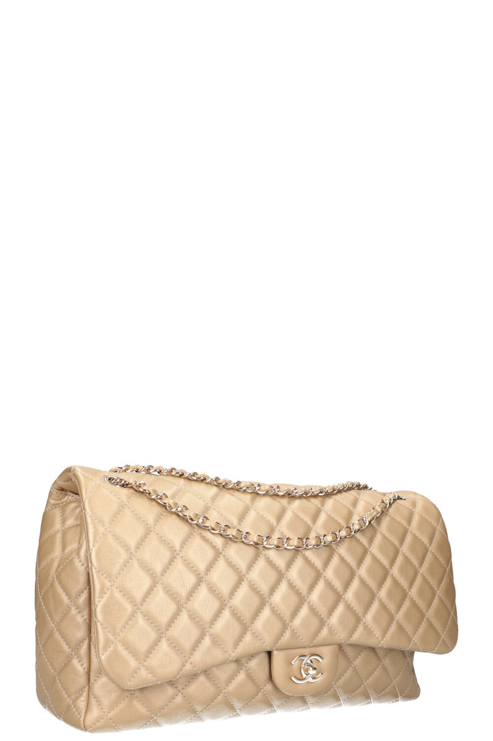 CHANEL XXL Single Flap Gold