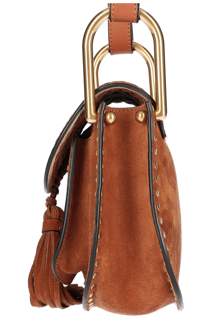 CHLOÉ Petit Sac Hudson Daim Cognac