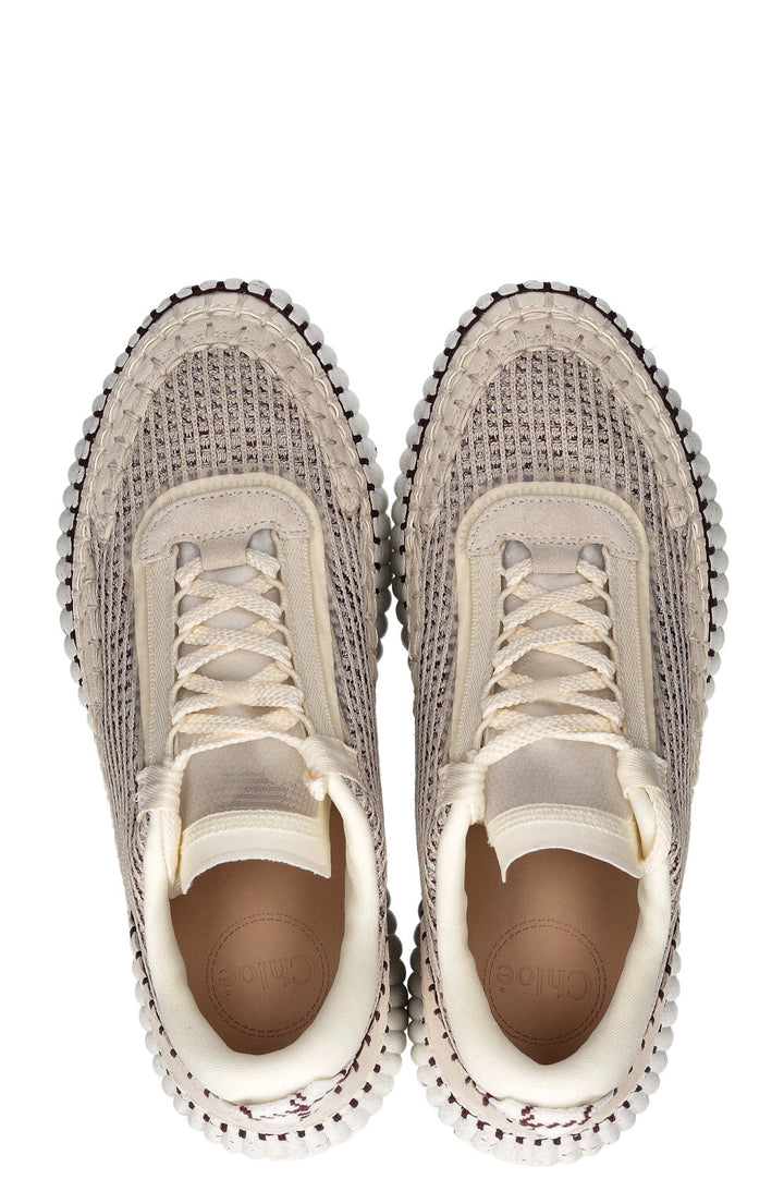 CHLOÉ  Nama Sneakers White &Beige