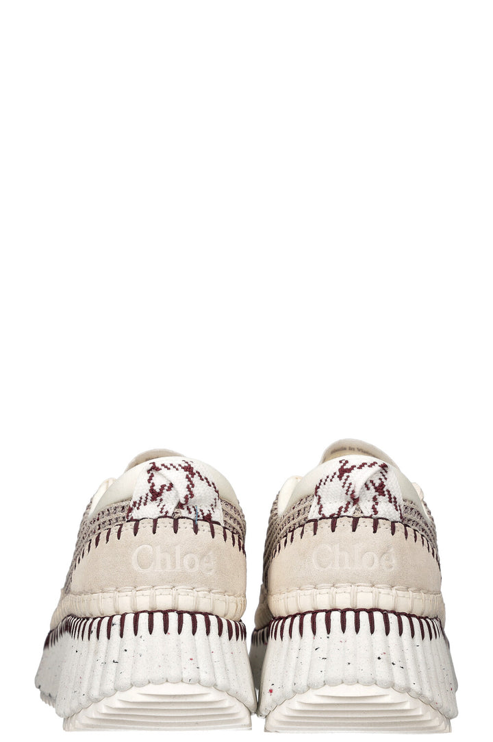 CHLOÉ  Nama Sneakers White &Beige