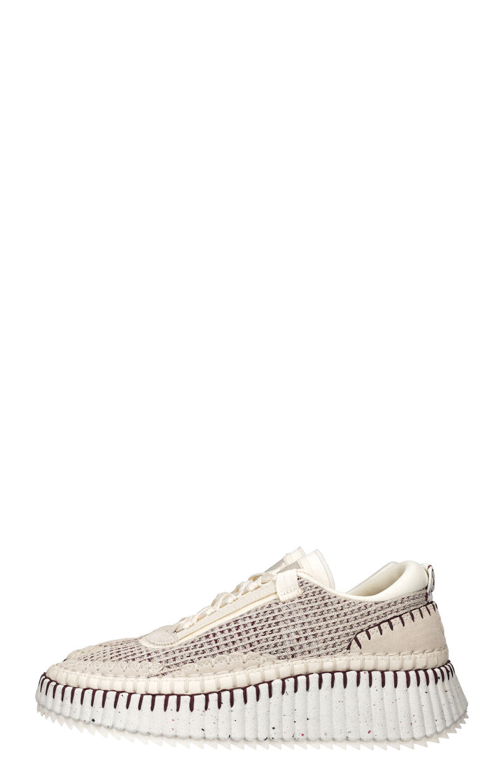 CHLOÉ  Nama Sneakers White &Beige