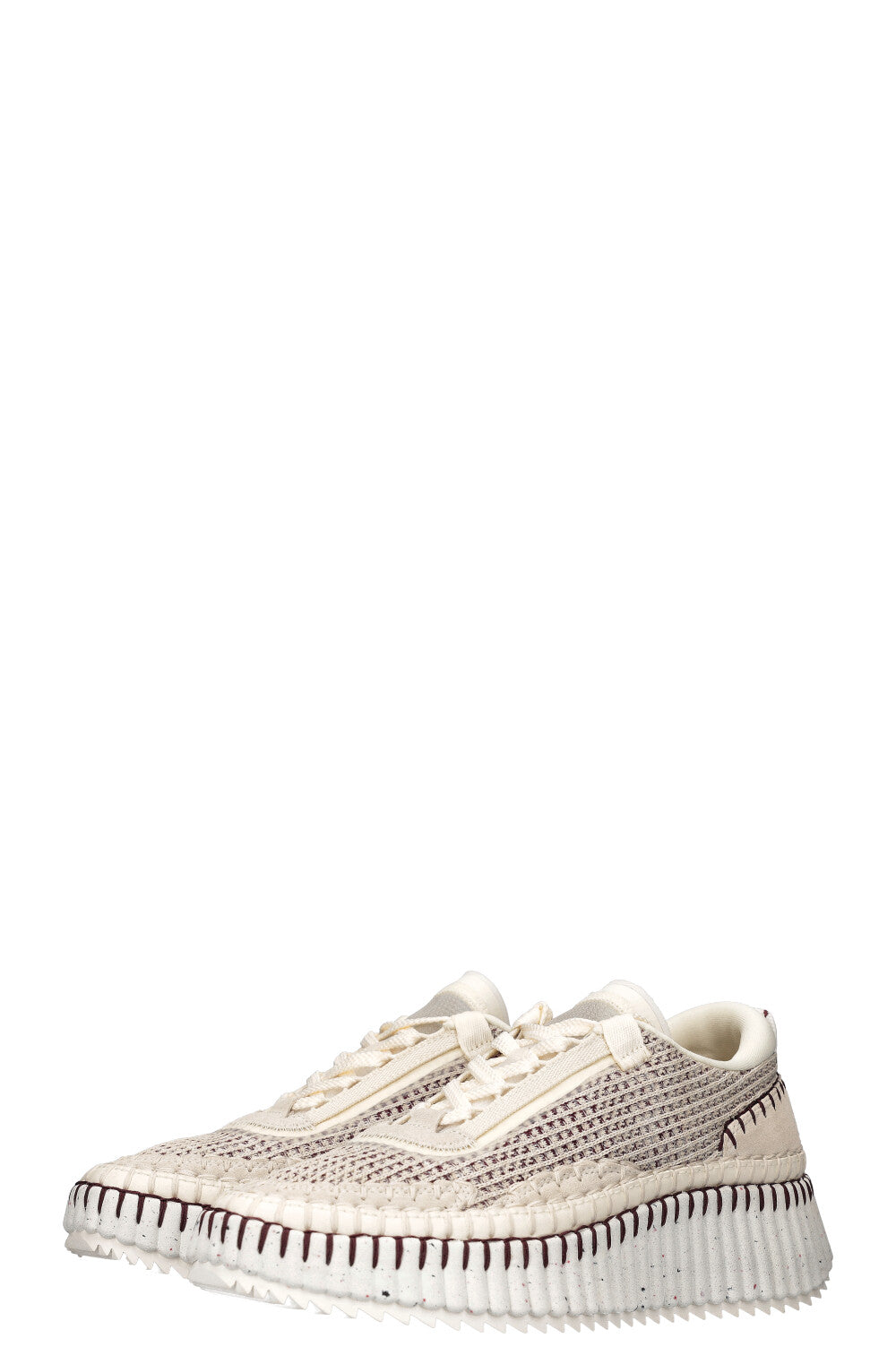 CHLOÉ  Nama Sneakers White &Beige