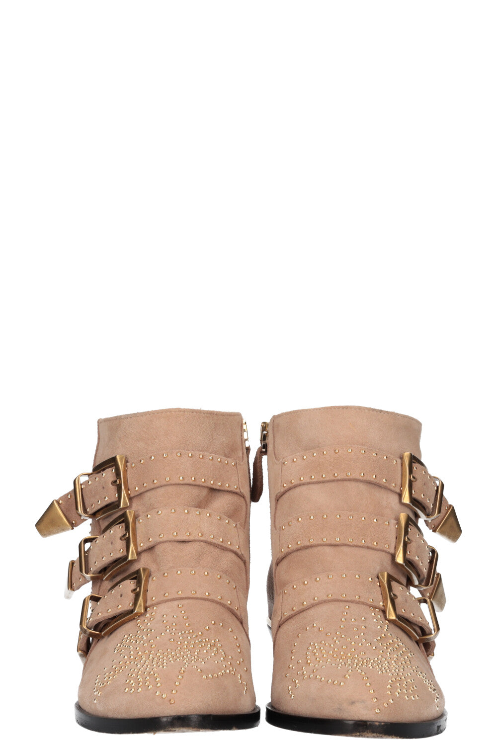 CHLOÉ Susanna Boots Suede Beige