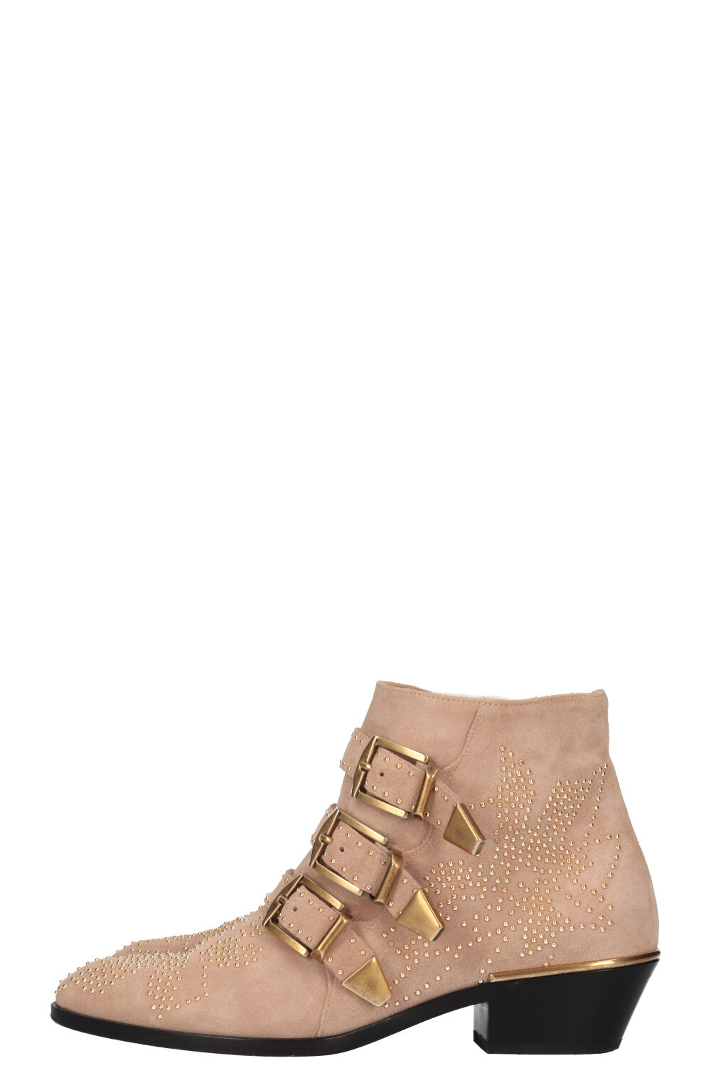 CHLOÉ Susanna Boots Suede Beige