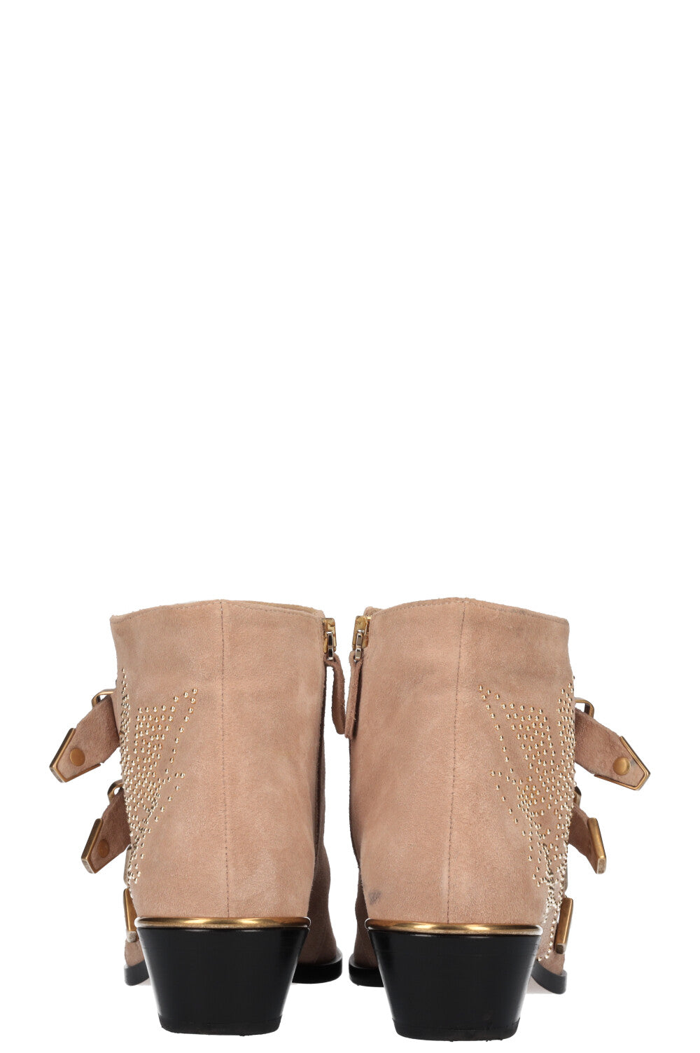 CHLOÉ Susanna Boots Suede Beige