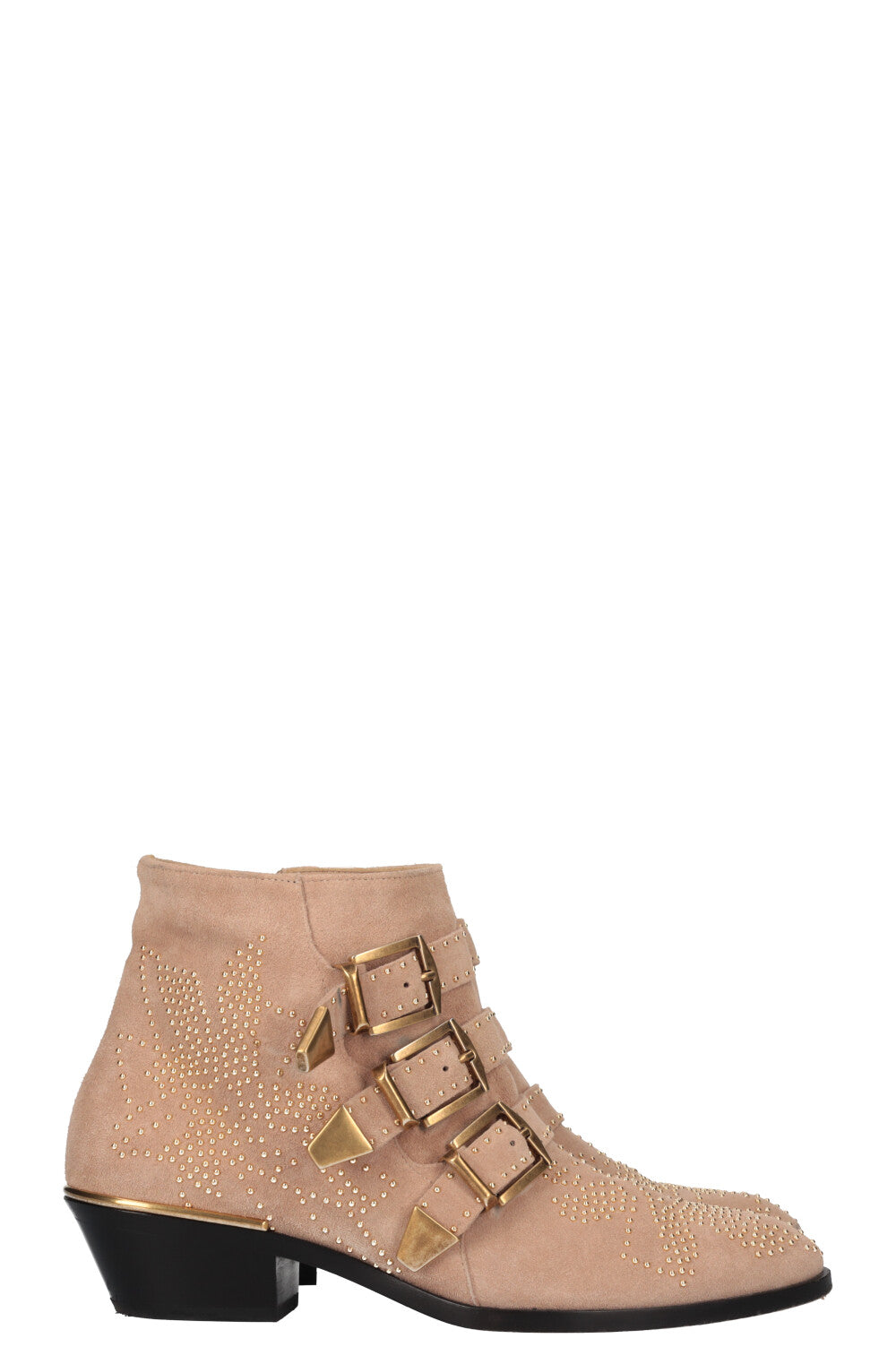 CHLOÉ Susanna Boots Suede Beige