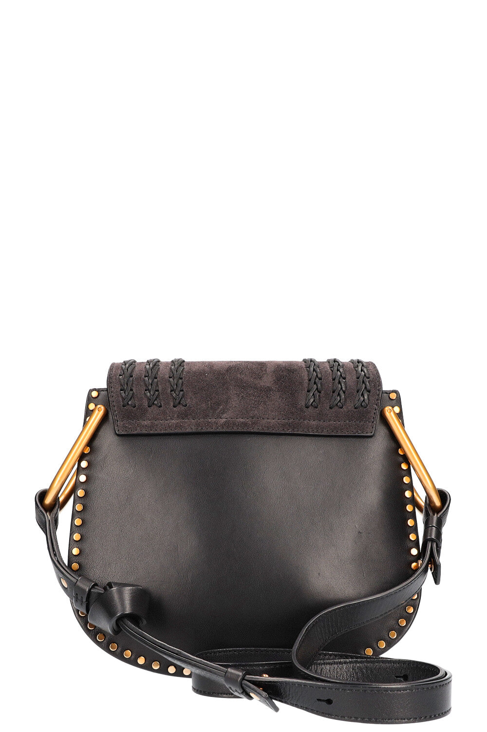 CHLOÉ Sac Hudson Moyen Daim Noir